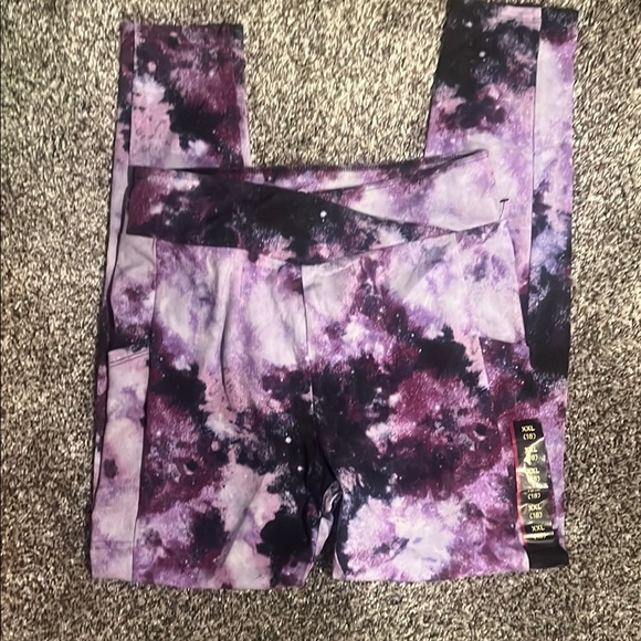 NWT Art Class Purple Fitted Long Sleeve Polo Top and matching pants - Picture 3 of 6